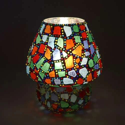 Harlequin Handmade Lamp in Mosaic Glass KGV212