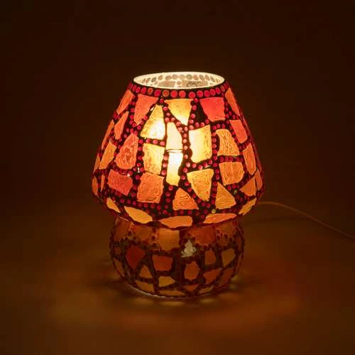 olors Of Life Handmade Lamp in Mosaic Glass KGV313
