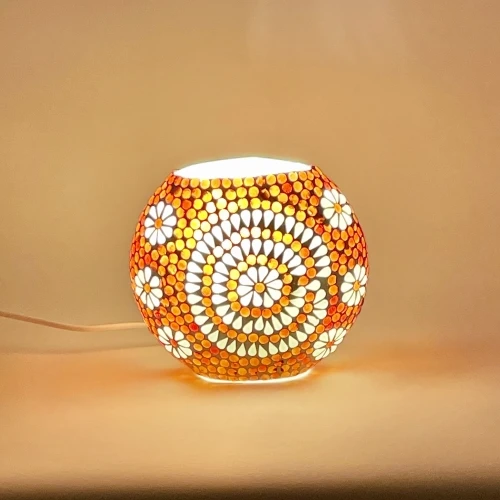 Sunset Handmade Lamp in Mosaic Glass KGV118s