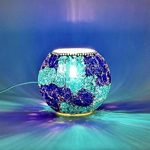 Blue Bay Handmade Lamp in Mosaic Glass KGV120s
