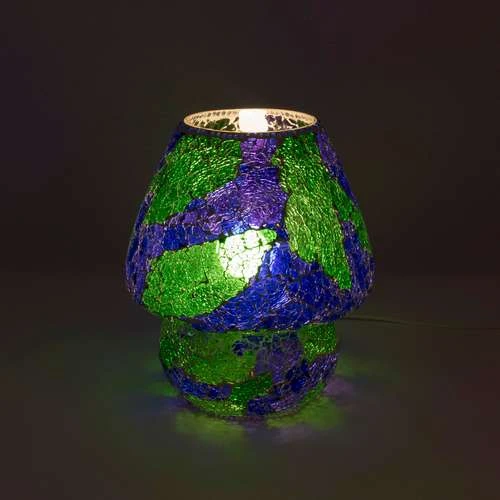 Green Bay Handmade Lamp in Mosaic Glass KGV223