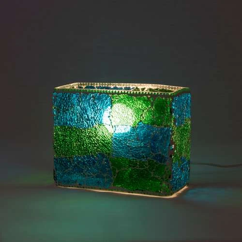 Green Bay Handmade Lamp in Mosaic Glass KGV823