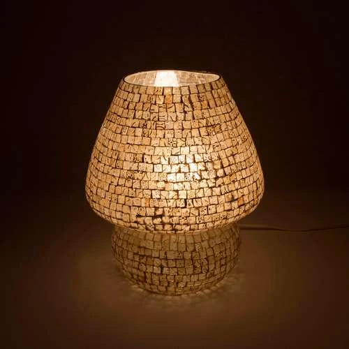 Artist Yellow Handmade Lamp in Mosaic Glass KGV227
