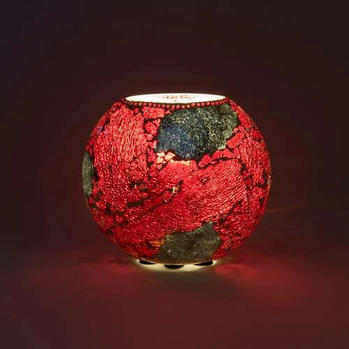 Vulcanic Eruption Handmade Lamp in Mosaic Glass KGV428