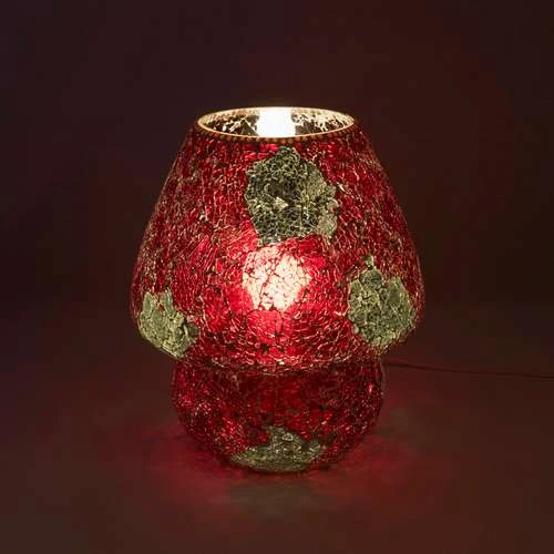 Vulcanic Eruption Handmade Lamp in Mosaic Glass KGV228