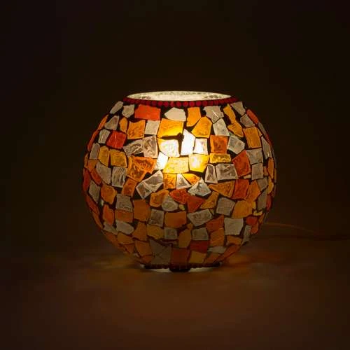 Boy & Girl Handmade Lamp in Mosaic Glass KGV134