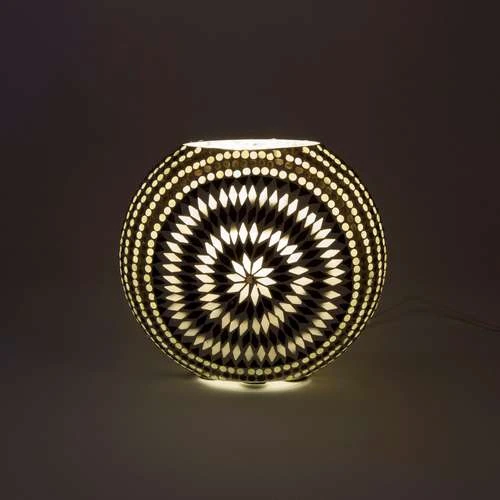 Yin & Yang Handmade Lamp in Mosaic Glass KGV159