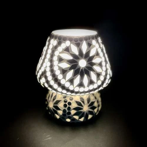 Yin & Yang Handmade Lamp in Mosaic Glass KGV359
