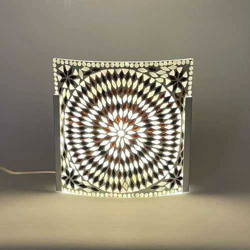 Yin & Yang Handmade Lamp in Mosaic Glass KGV959
