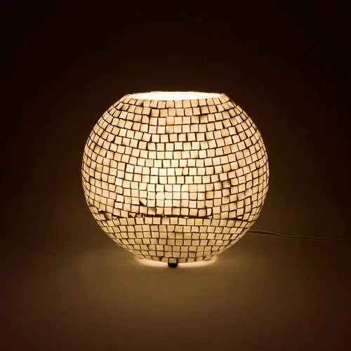 The White Bride Handmade Lamp in Mosaic Glass KGV192