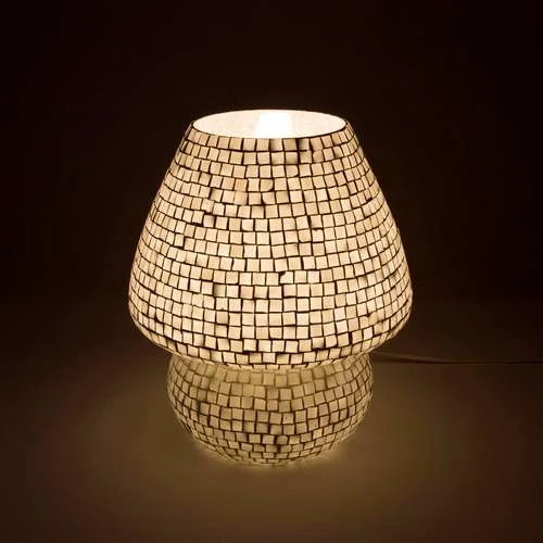 The White Bride Handmade Lamp in Mosaic Glass KGV292