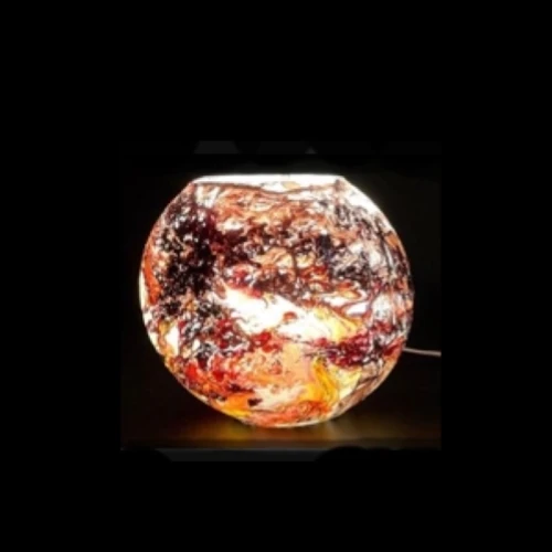 Saturn Handmade Lamp in Mosaic Glass KGV161